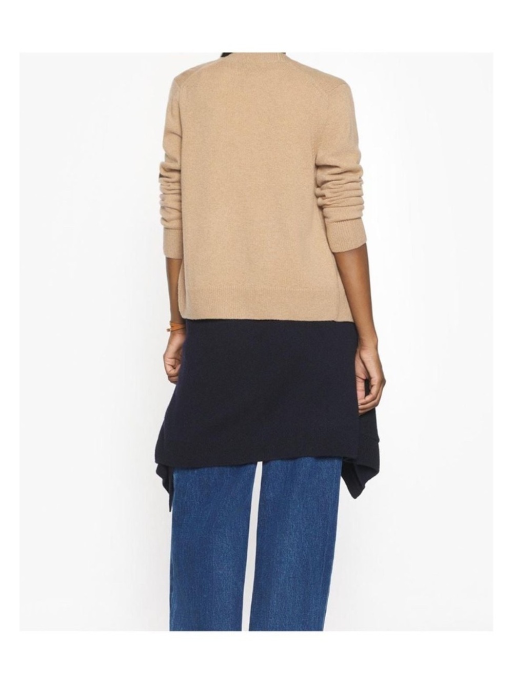 MAISON KITSUNÉ PARIS | Women's Natural Maison Kitsuné Baby Fox Boxy Cardigan - Picture 6 of 14